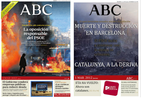 Portada ABC destrucción